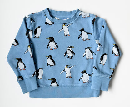 H&M Blue Penguins Sweater (18-24 Months)