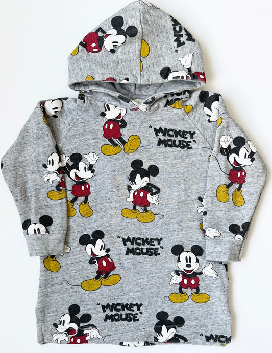 Zara x Disney Heathered Grey Mickey Mouse Hoodie (6 Years)