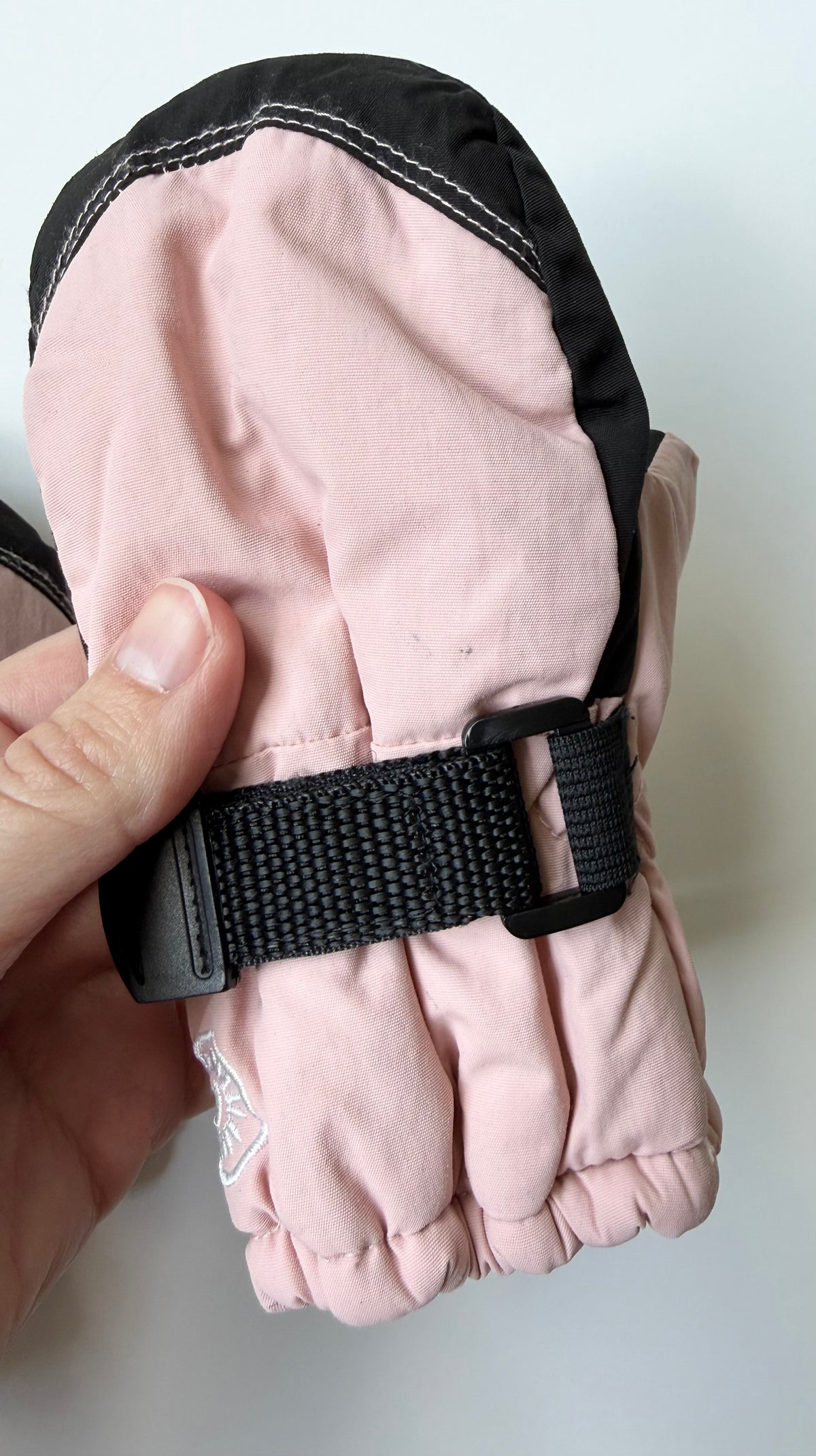 CaliKids Light Pink Winter Mittens (12-24 Months)