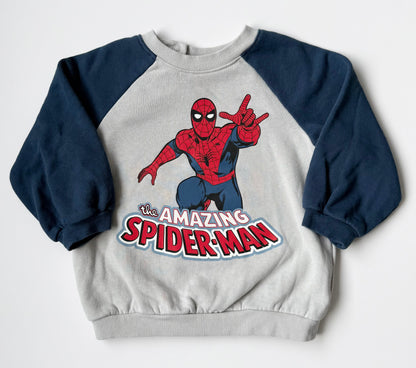 H&M x Disney Marvel Blue & Grey Spider-Man Sweater & Pants Set (12-18 Months)