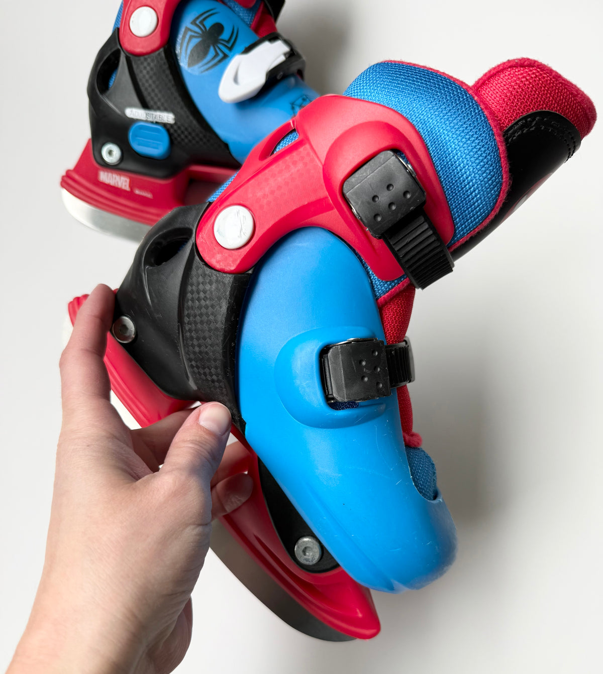 Marvel Spidey Blue & Red Hardshell Adjustable Skates (Y8-Y11)