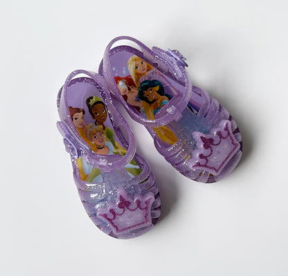 Disney Princesses Purple Light Up Dress Up Jelly Sandals (6)