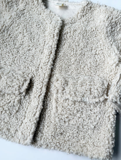 Hanaa Cream Sherpa Coat (5-6 Years)