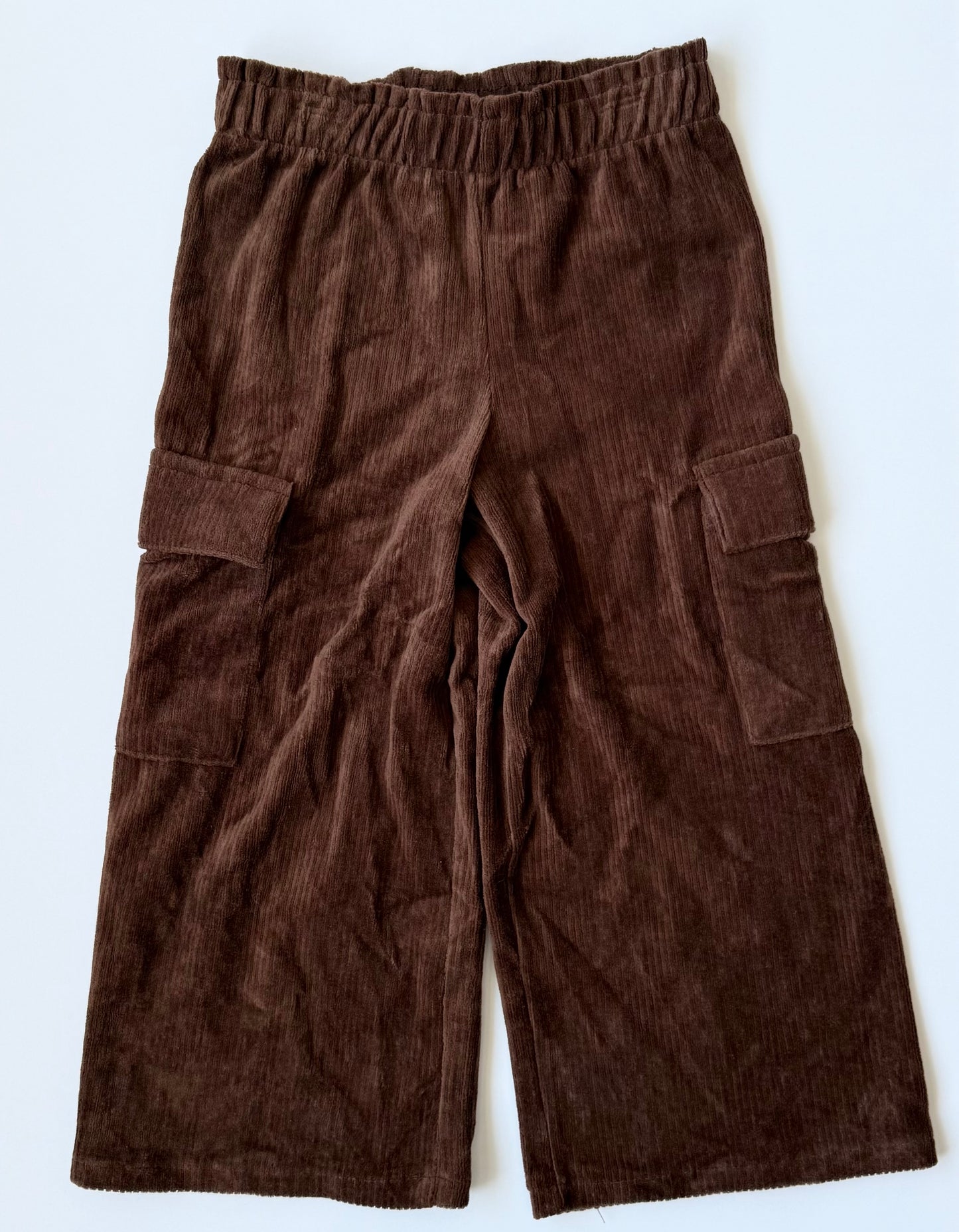 Haute Hippie Brown Corduroy & Retro Floral Tiered Long Sleeve, Pants & Accessories Set - New (4T)