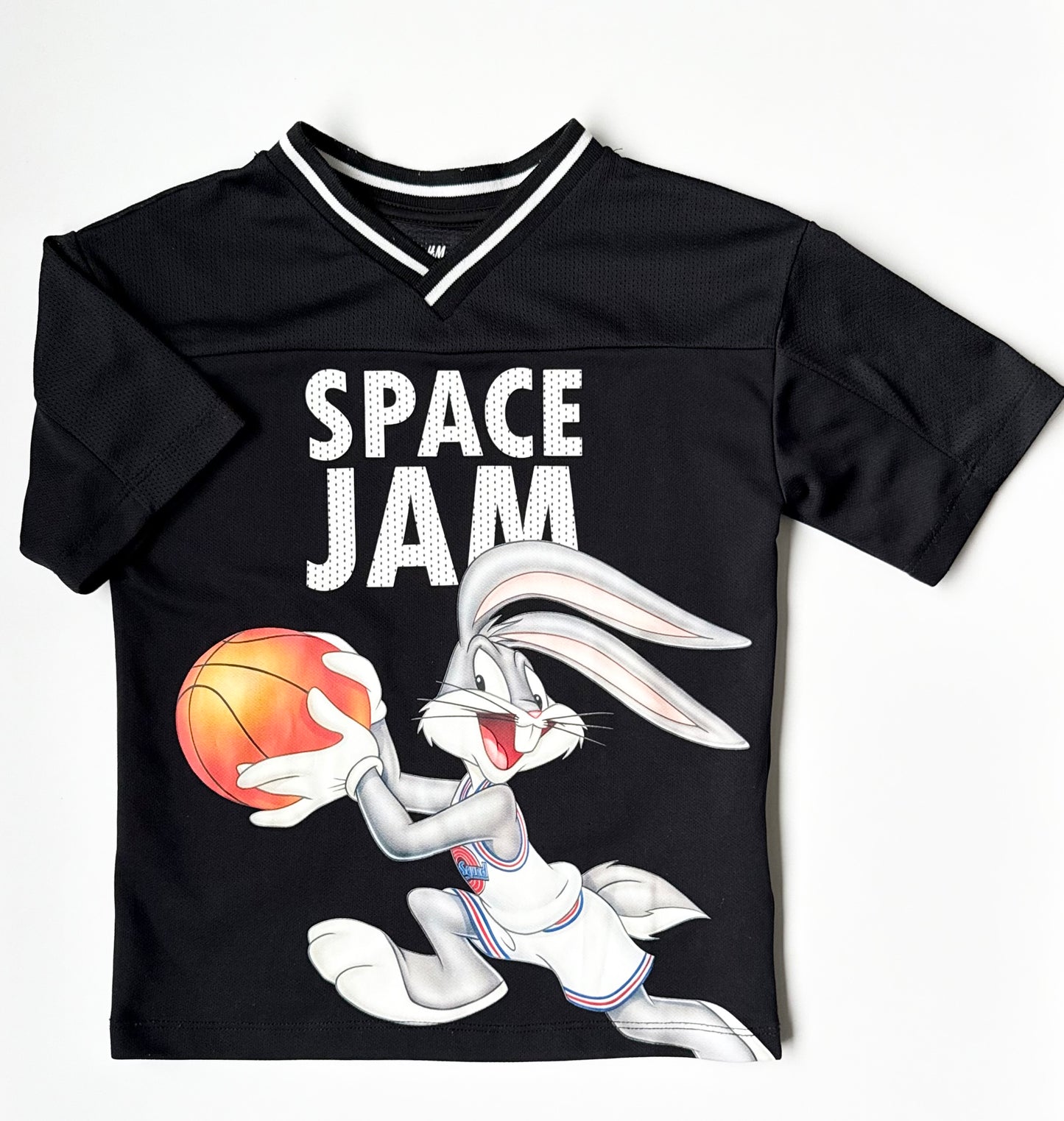 H&M Space Jam Bugs Bunny Black Basketball Jersey (5-6 Years)