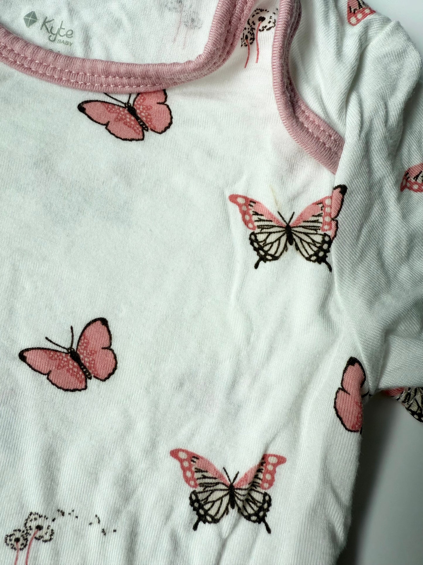 Kyte Butterfly Short Sleeve Bodysuit (18-24 Months)