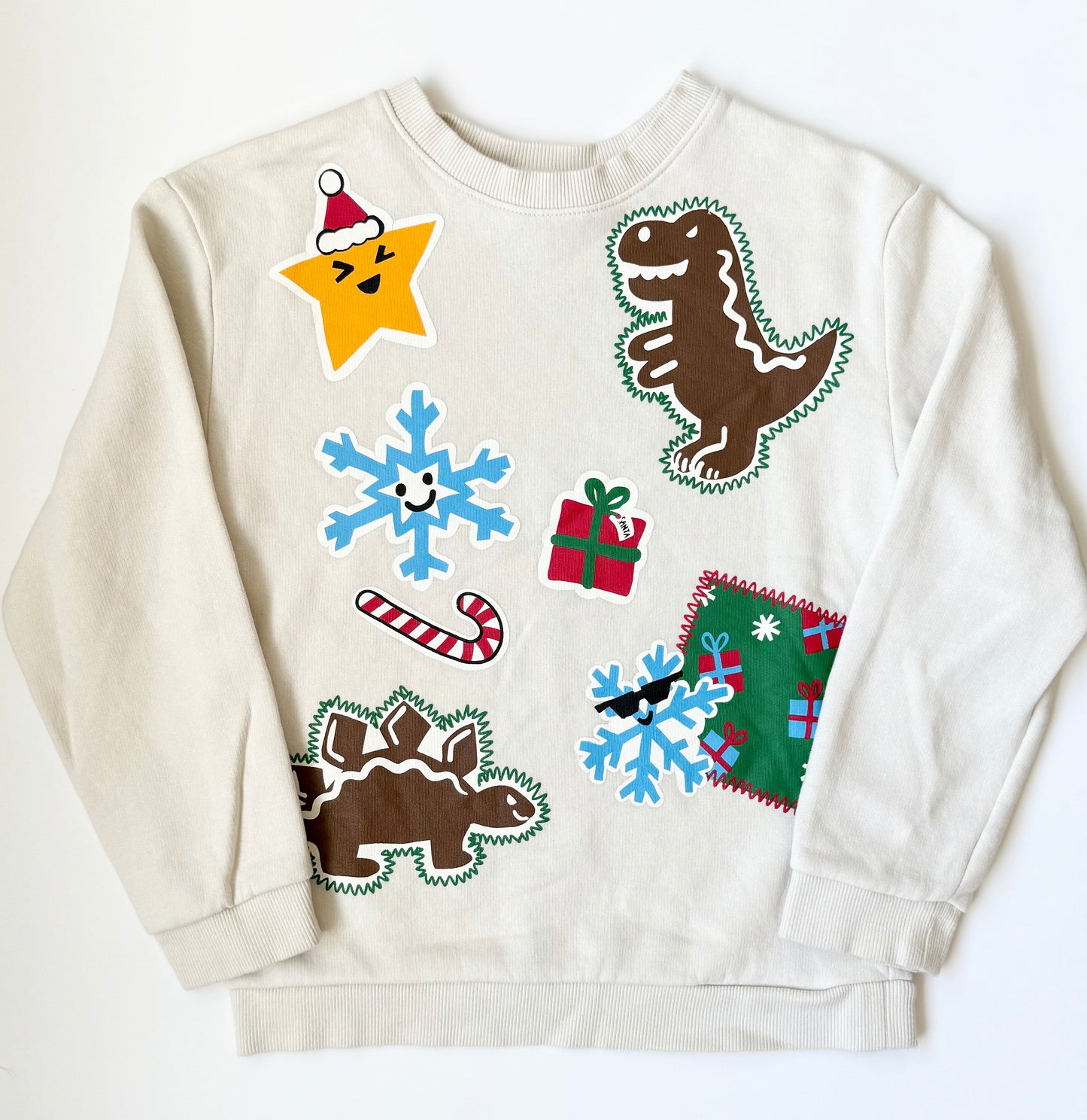 H&M White Christmas Trinkets Sweaters (6-8 Years)