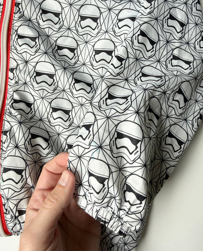 H&M x Star Wars Black & White Storm Troopers Windbreaker (4-6 Years)