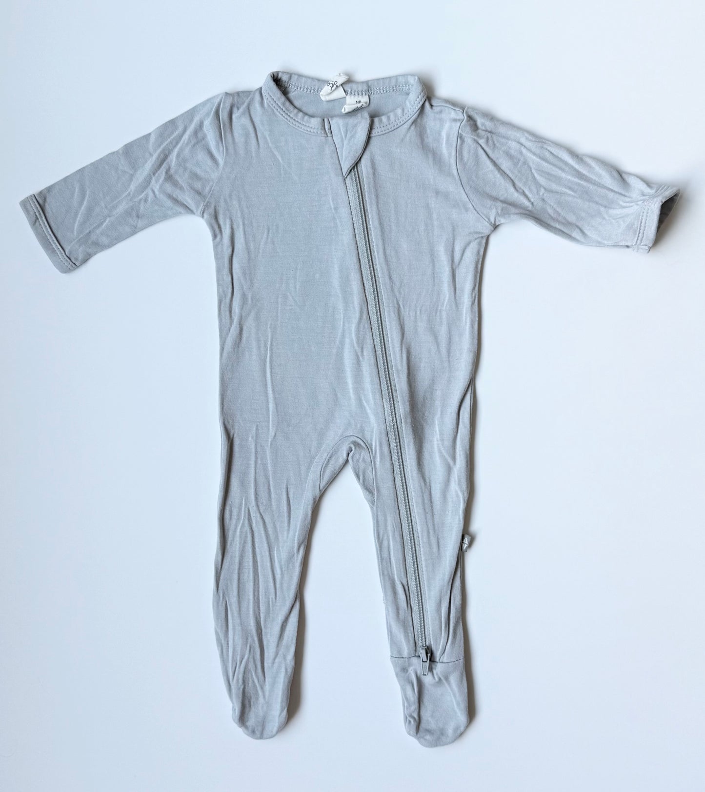 Kyte Storm Zipper Footie Sleeper (Newborn)