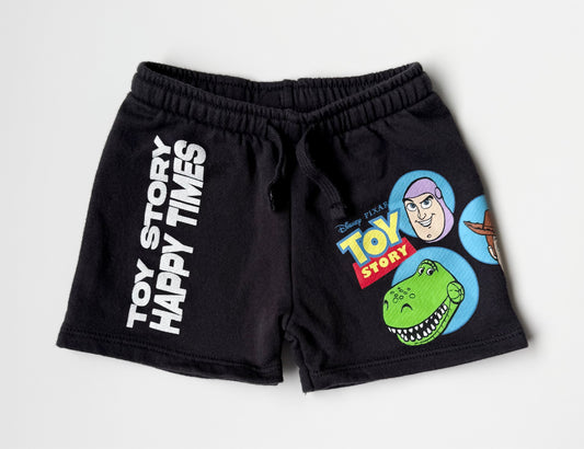 Zara x Disney Pixar Toy Story Black Sweat Shorts (18 Months)