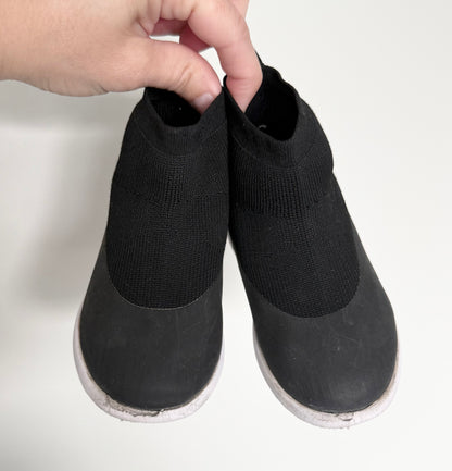 Minimoc Black Knit High Top Stretch Slip On Sneakers (7)