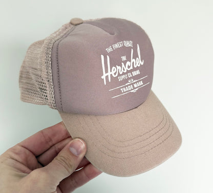 Herschel Whaler Mesh Dusty Pink Ball Cap (6-18 Months)