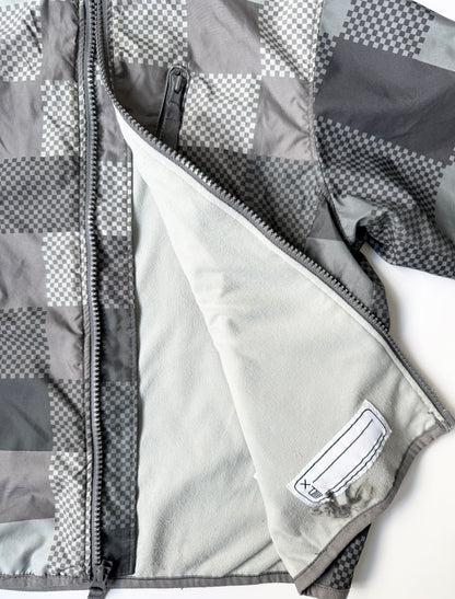 Columbia Grey & Black Patterned Winbreaker (4/5 Years)