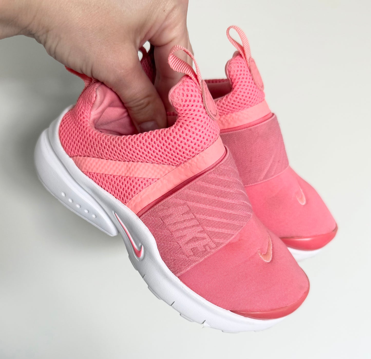 Nike Kids Presto Extreme Coral Pink Slip On Sneakers (10)