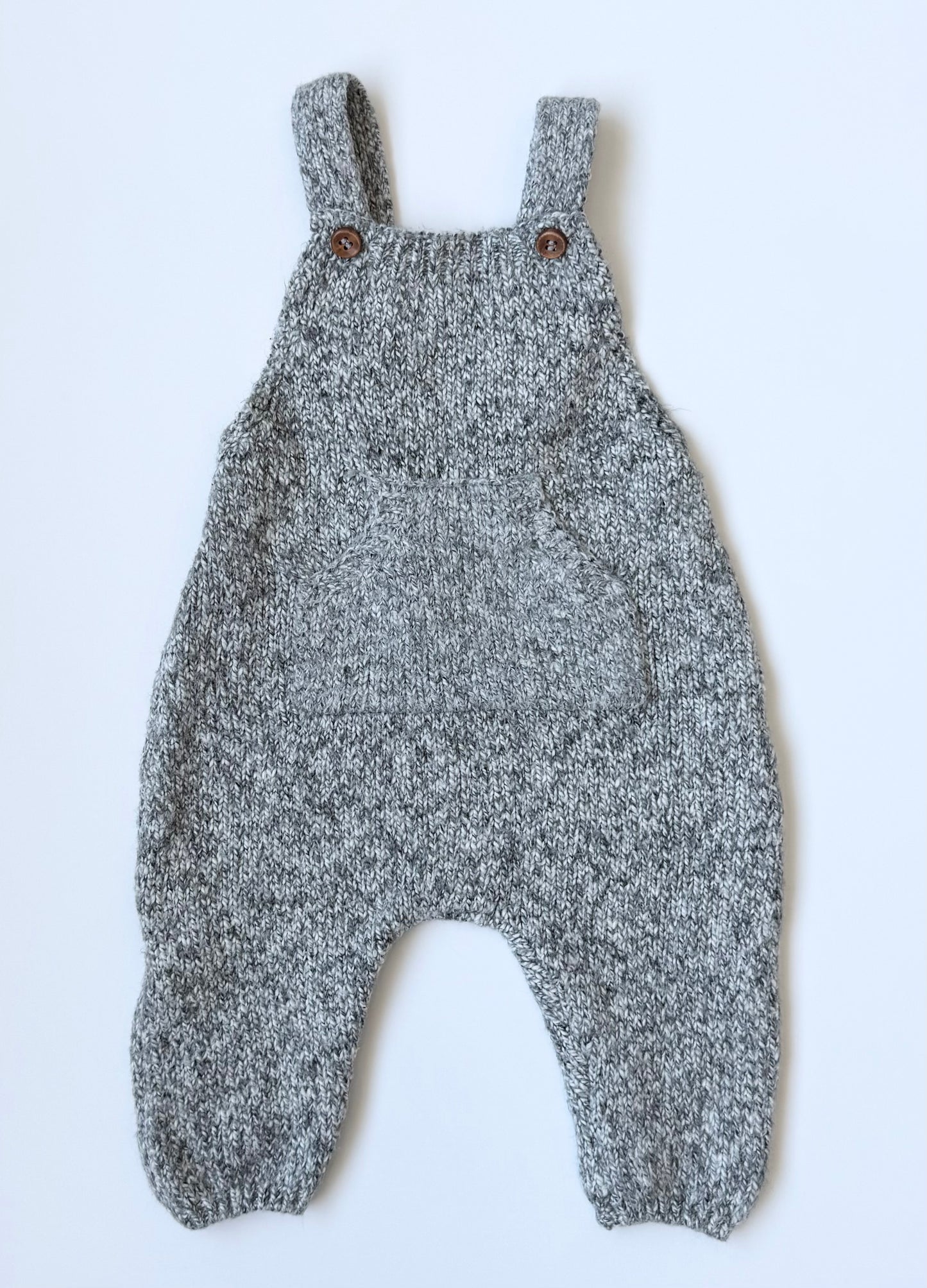 Zara Grey Knit Overalls (1-3 Years)