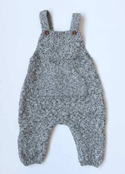 Zara Grey Knit Overalls (1-3 Years)