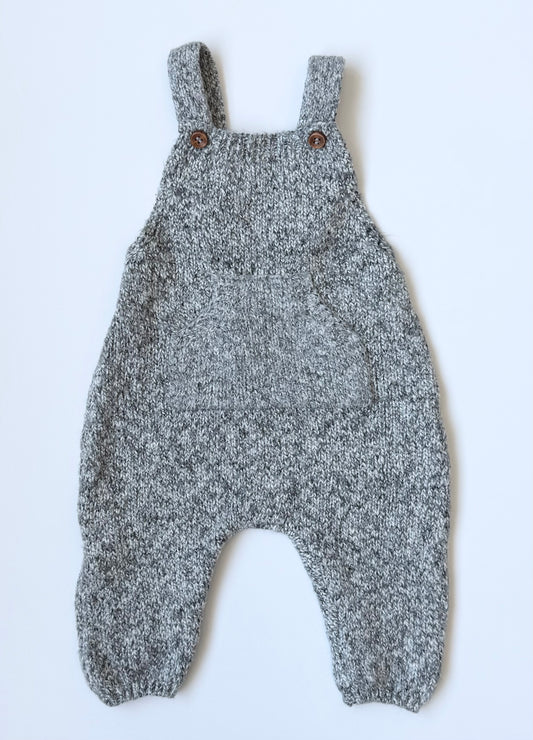 Zara Grey Knit Overalls (1-3 Years)