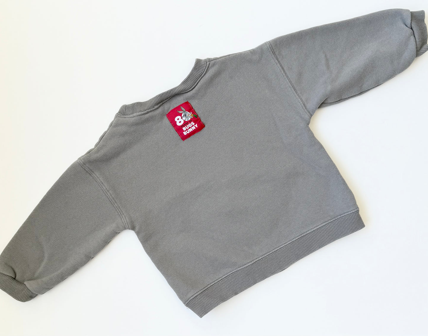Zara Looney Tunes Grey Bugs Bunny Crewneck Sweater (2-3 Years)
