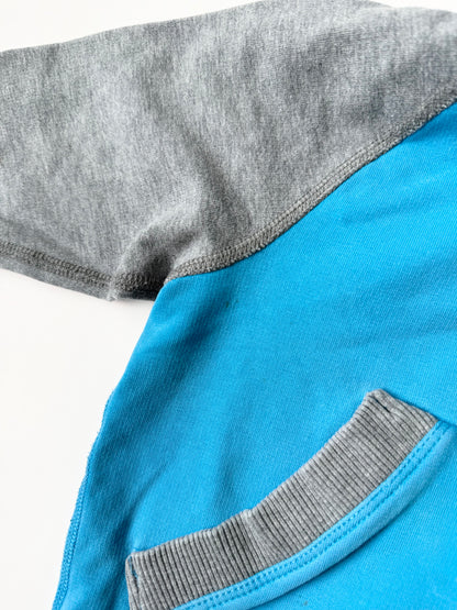 MEC Blue & Grey Zip Up Hoodie (12 Months)
