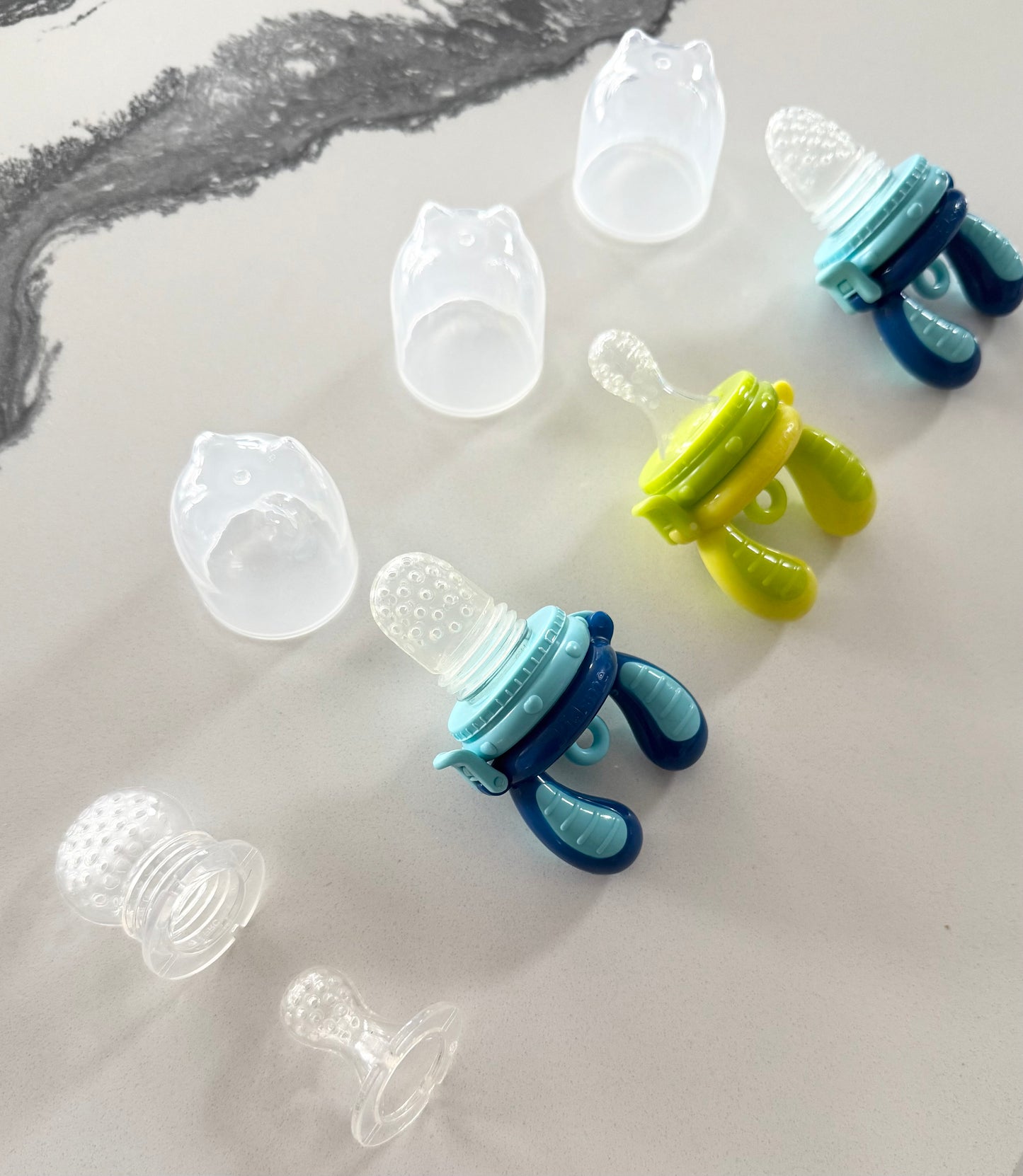 Kidsme Food Feeders - Aqua & Lime