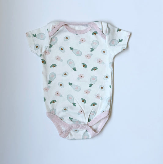 Kyle & Deena Pink Avocados Short Sleeve Bodysuit (3-6 Months)