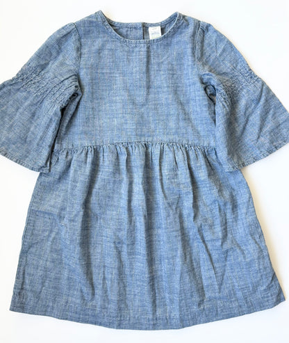 Baby Gap Jean & Gold Sparkle Dress (5 Years)