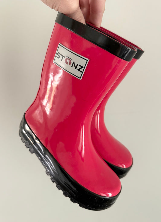 Stonz Pink Rubber Boots (7)