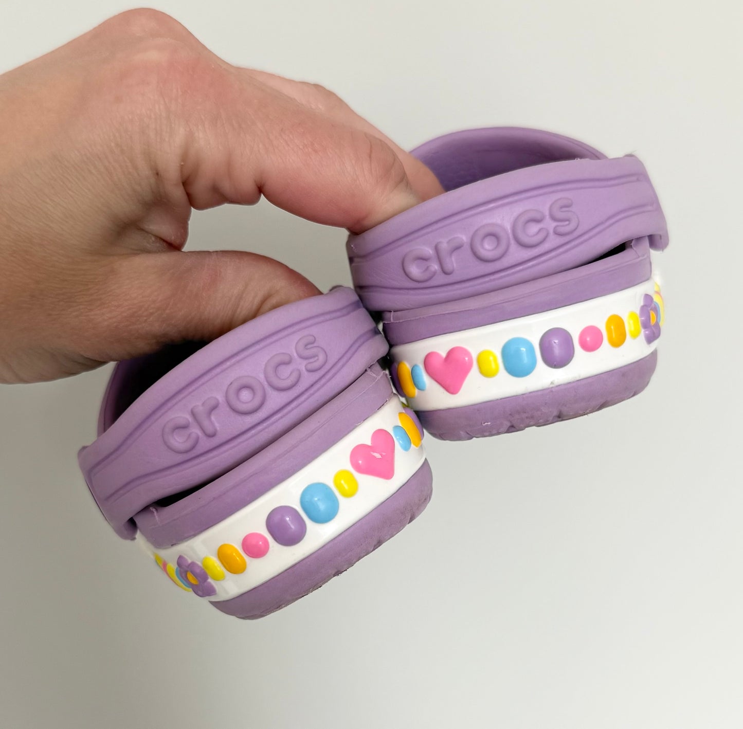 Crocs Bayaband Charm Band Clog Slip Ons (C5)