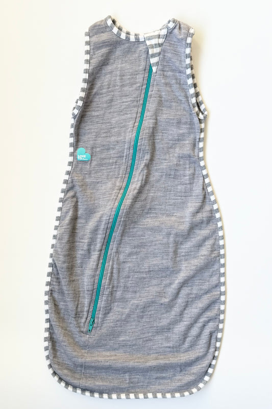 Love to Dream Layer On Merino Swaddle - Grey (Small)