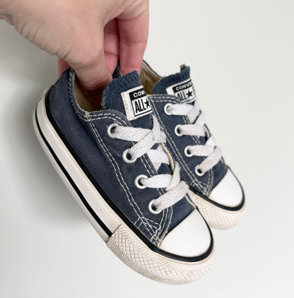 Converse Navy Blue Lace Up Sneakers (6)