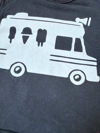 Baby Gap Dark Grey “I Scream” T-Shirt Bodysuit (6-12 Months)