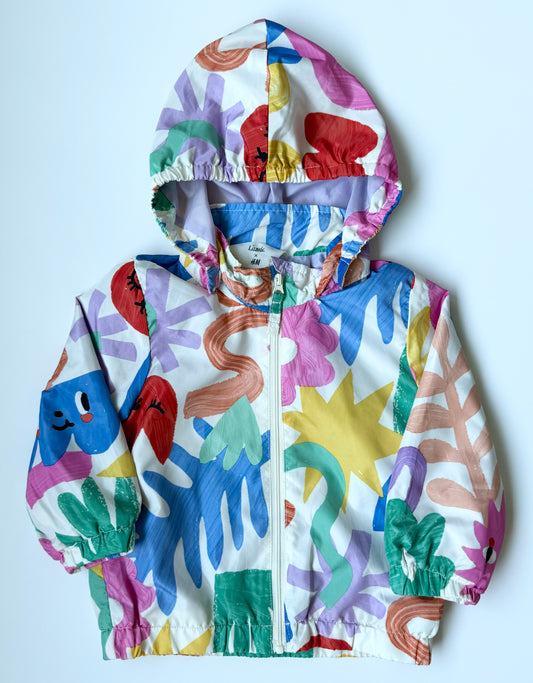 H&M x Liunic Colorful Abstract Wind Breaker (9-12 Months)