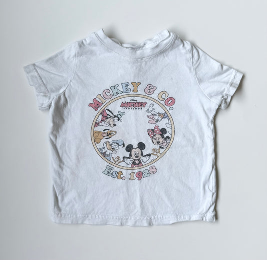 Disney Mickey & Co. White Characters T-Shirt (2T)