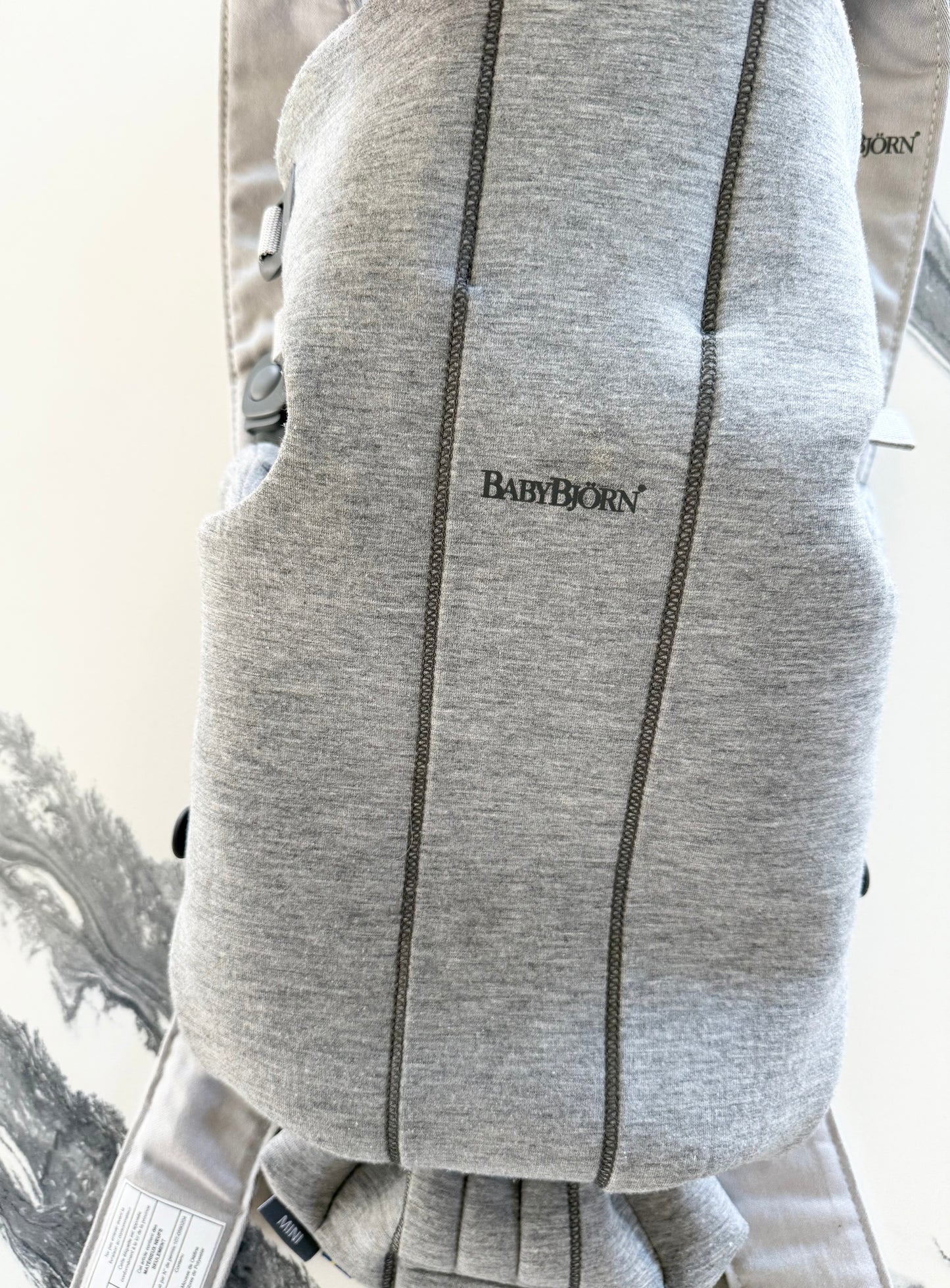 Baby Bjorn Baby Carrier Mini 3D Jersey in Light Grey