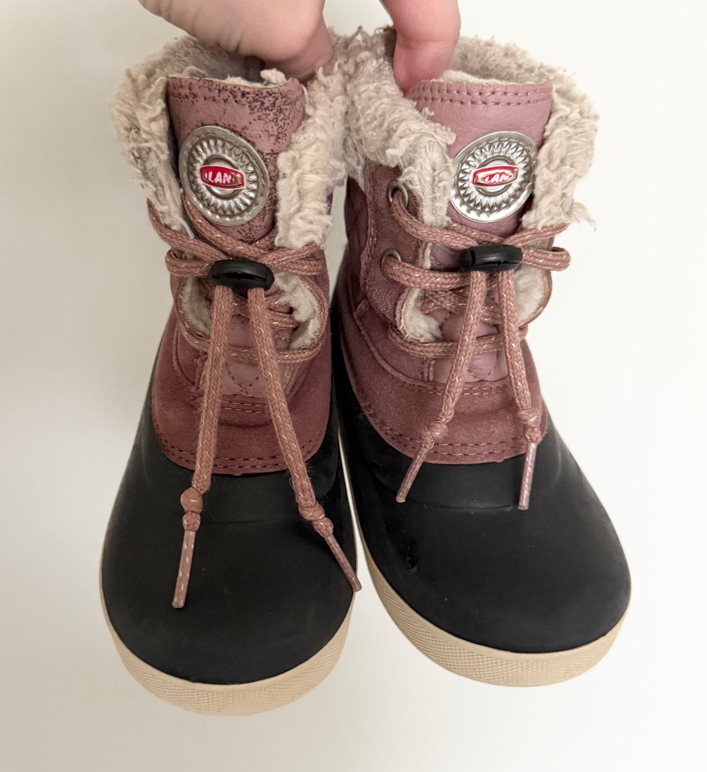 Olang Ape Rosa Nero Quilted Winter Boots (8/9)