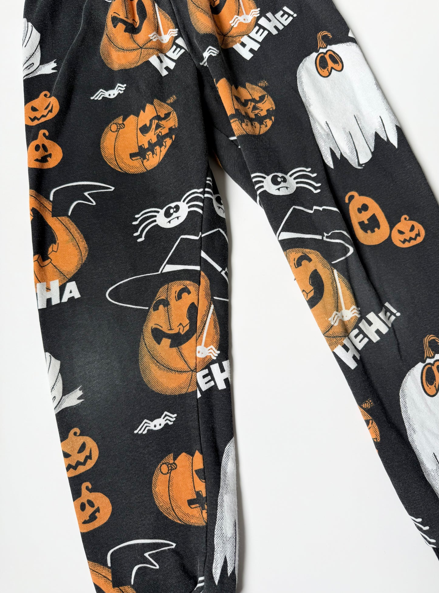 H&M Black Halloween Pumpkin Sweatpants (5-6 Years)