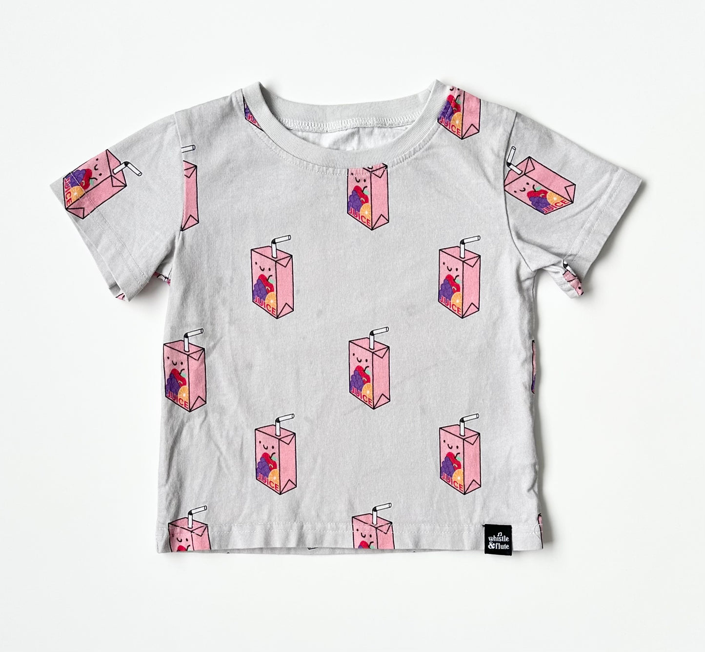 Whistle & Flute Juice Box Grey T-Shirt (1-2 Years)