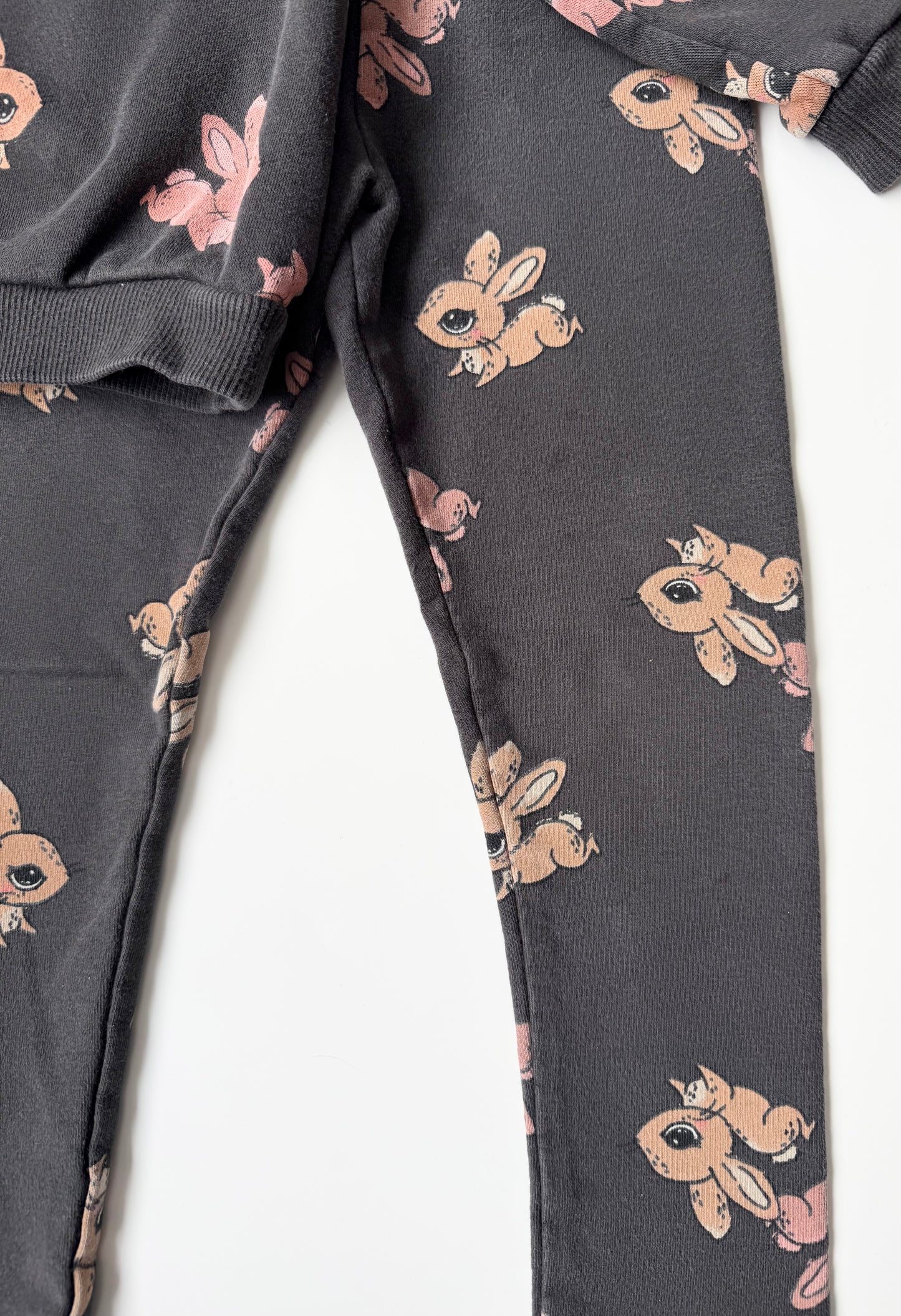 H&M Dark Grey Bunnies Sweater & Leggings Set (2-4 Years)