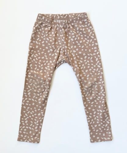 Jax & Lennon Tan Speckled Leggings (2/3 Years)