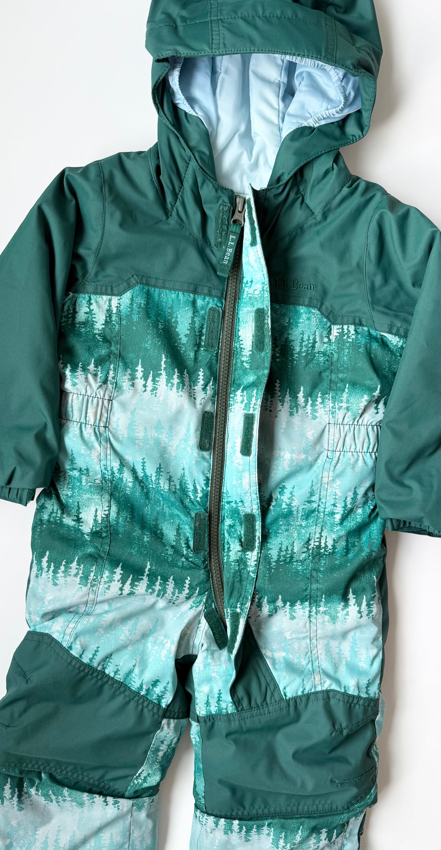 L.L.Bean Green Forest Cold Buster Snowsuit (2T)