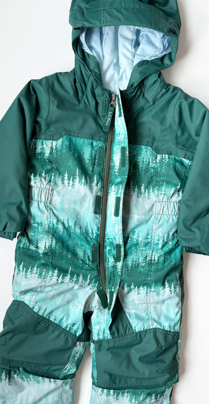 L.L.Bean Green Forest Cold Buster Snowsuit (2T)