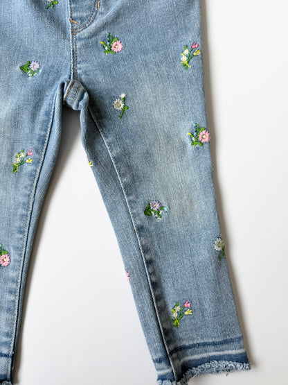 Baby Gap Spring Floral Jeans (2T)