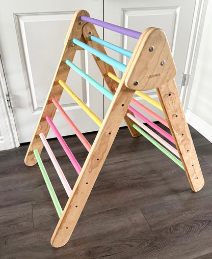 Wiwiurka Pastel Rainbow Pikler Triangle