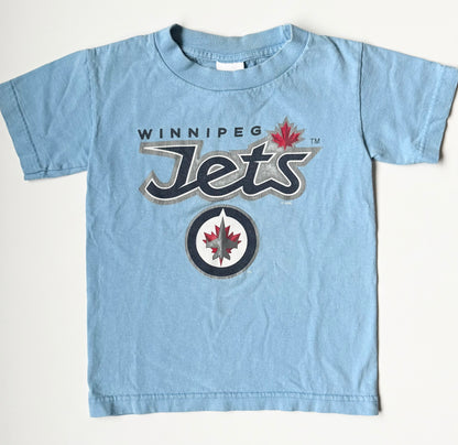Winnipeg Jets Blue Hockey T-Shirt (Youth Small)