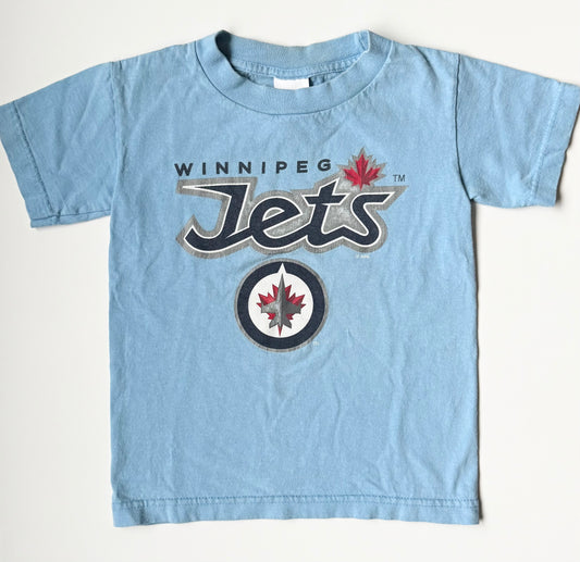 Winnipeg Jets Blue Hockey T-Shirt (Youth Small)