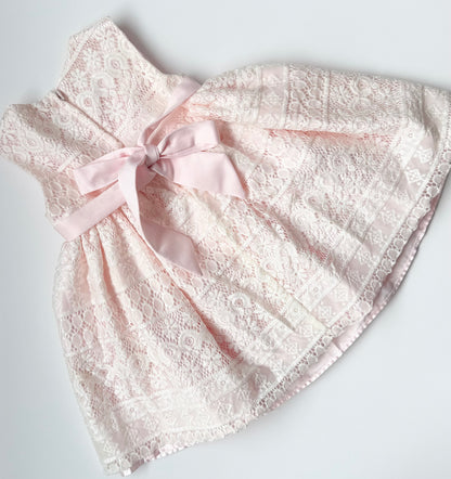 Princess Faith Pink & White Lace Dress (24 Months)