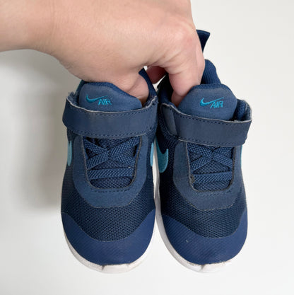 Nike Air Max Oketo Blue Shades Mesh Stretch Lace & Velcro Sneakers (7)