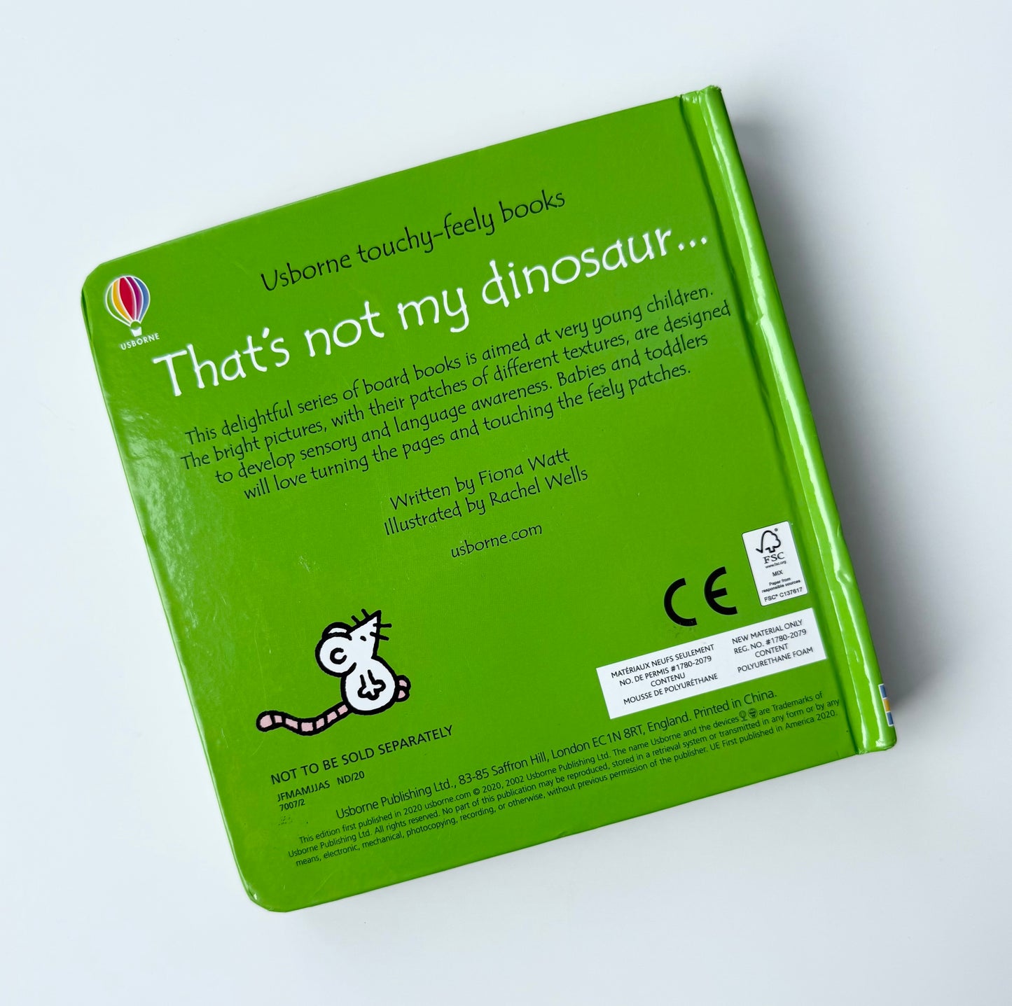 Usborne “That’s Not My Dinosaur” Touch & Feel Board Book