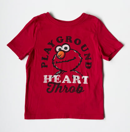 Old Navy x Sesame Street Red Elmo “Playground Heart Throb” T-Shirt (3T)