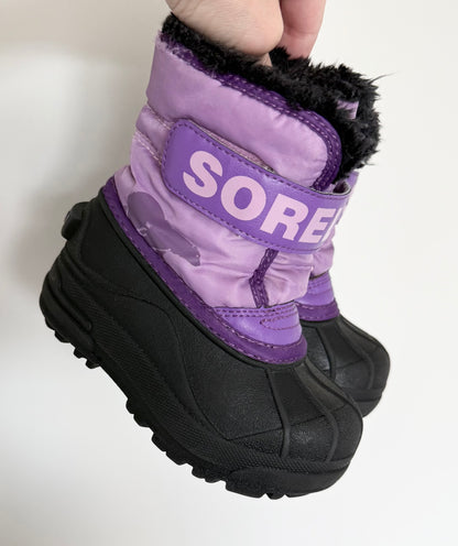Sorel Purple Snow Commander Winter Boots (8)